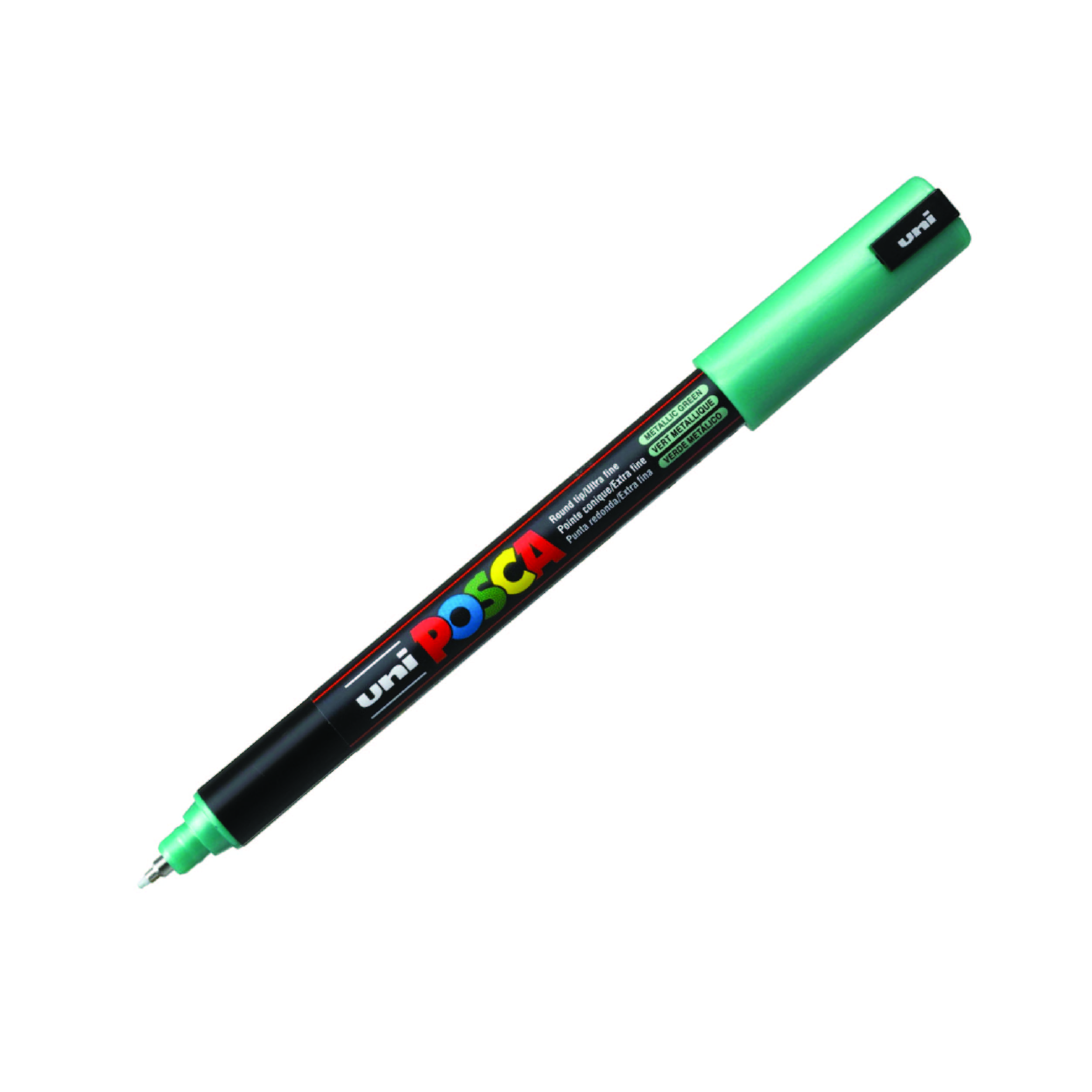 Marker Extra Fine Tip 0.7mm Metal Green POSCA Uni